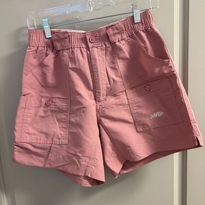 Men’s Aftco 30w, 6in inseam, mauve shorts *DISCONTINUED COLOR*
